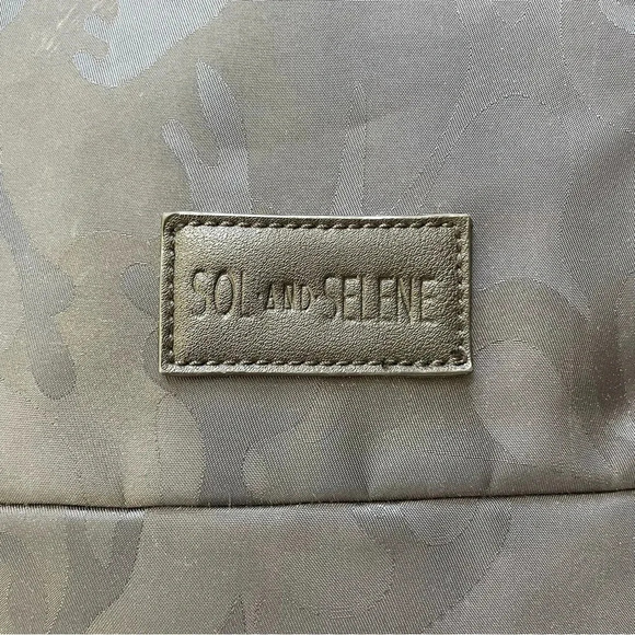 Sol and Selene Small Dark Navy Blue Camo Print Zip Around Backpack - Picture 2 of 12